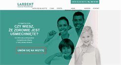 Desktop Screenshot of lardent.pl